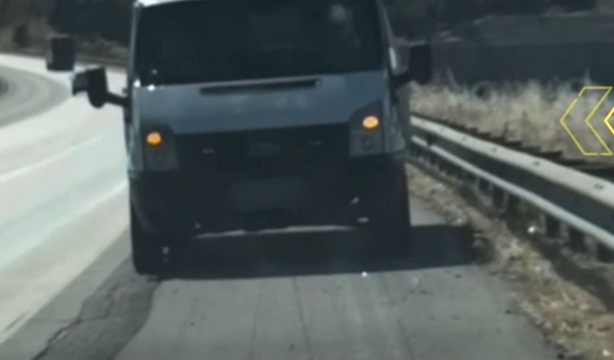 Otoyolda ters yön ihlali pahalıya patladı