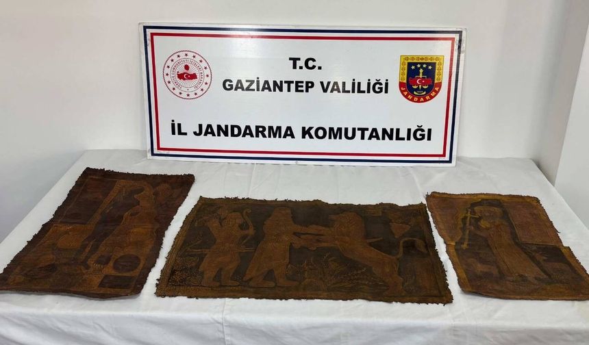 Gaziantep’te tarihi eser operasyonu: 3 tabloya el konuldu