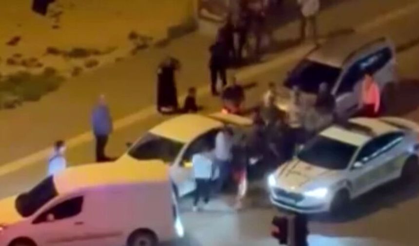 Trafik tartışması büyüyerek kavgaya dönüştü