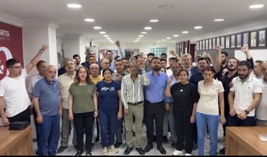 CHP il binasında atama nöbeti başladı