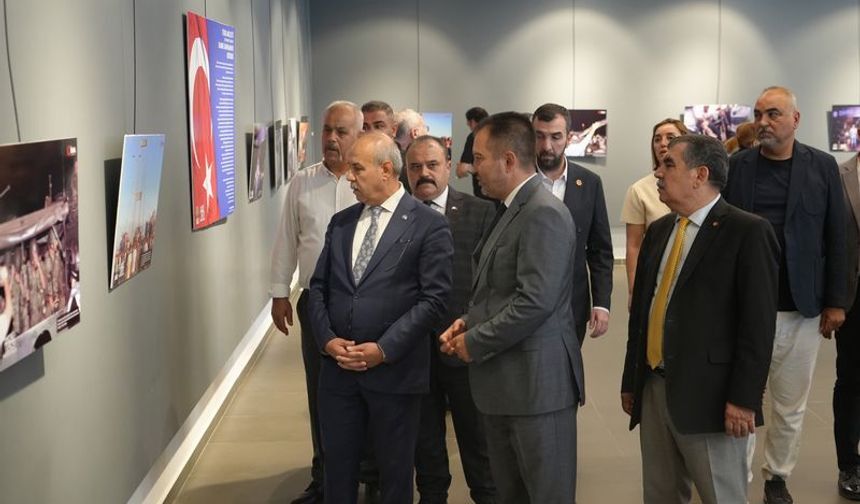 Gaziantep'te 15 Temmuz'u anlatan anlamlı sergi açıldı
