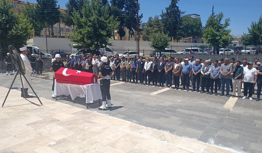 Gaziantep'te polis memuru için tören düzenlendi