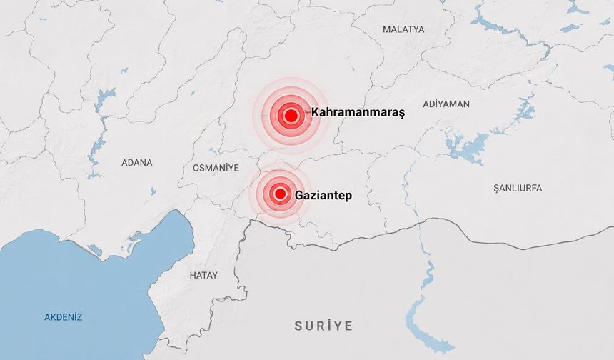 Gaziantep'te deprem korkuttu