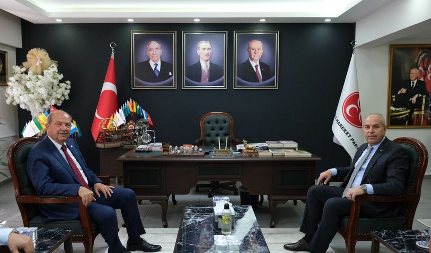 Ersin Tatar, MHP Gaziantep teşkilatıyla buluştu