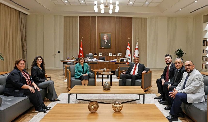 Fatma Şahin, KKTC'de iş birliği temaslarında bulundu