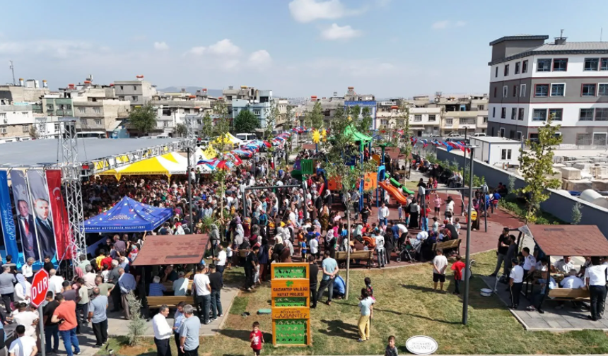 Gaziantep’te yeşil alanlara bir yenisi daha eklendi