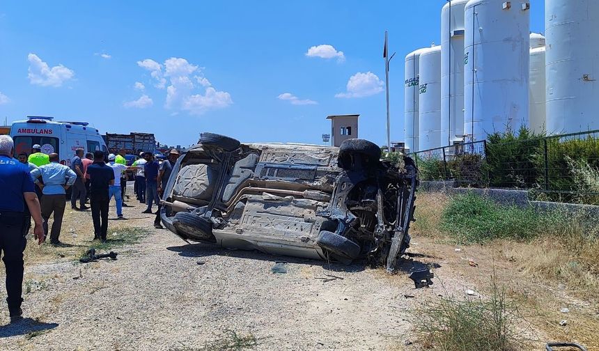 Takla atan arabadan acı haber geldi