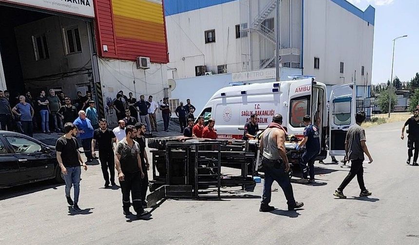 Forklift kazası can aldı