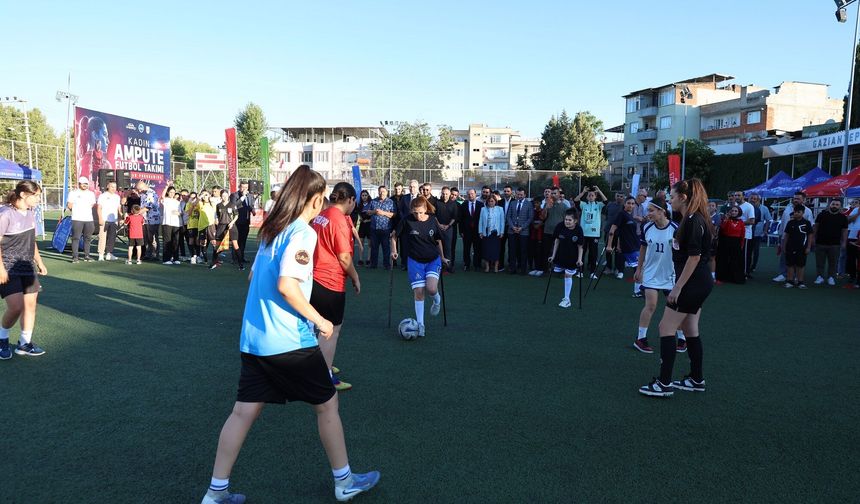 Gaziantep'te engeller futbolla aşılacak