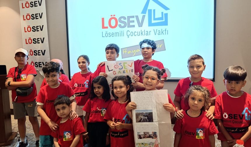 LÖSEV'in çocukları gazete çıkardı