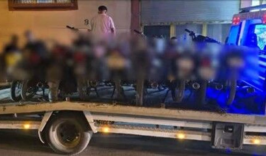 Gaziantep'te motosiklet denetimlerinde milyonluk ceza kesildi