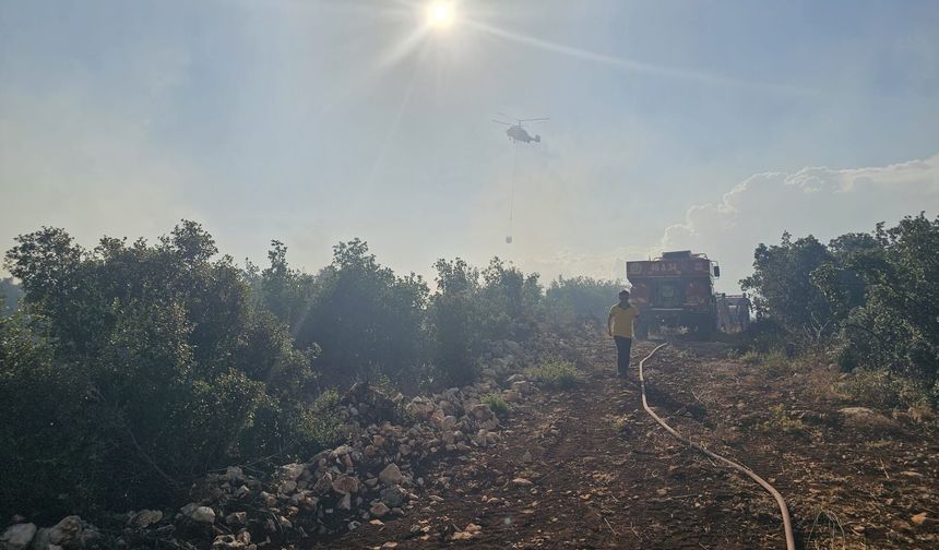Nurdağı'ndaki orman yangını kontrol altına alındı