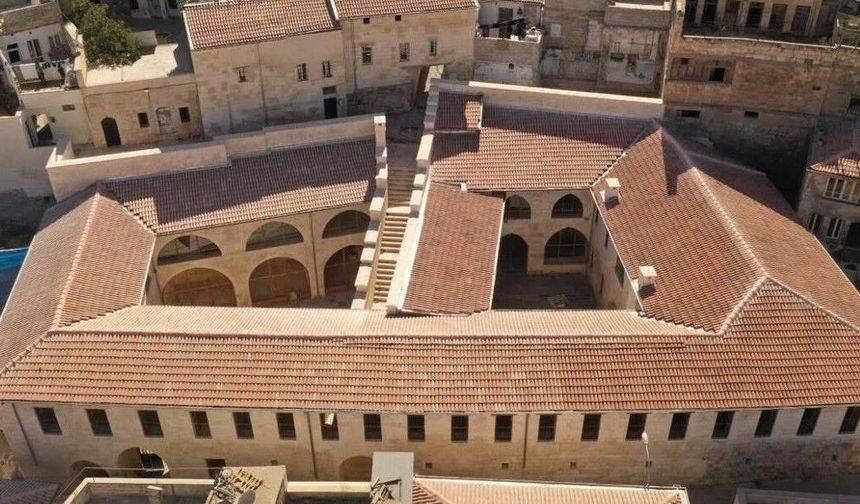 Gaziantep'te tarihi han kültürel mirasla yeniden hayat buldu