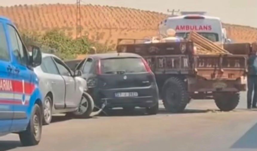 Gaziantep’te Zincirleme Kaza 2 Kişi Yaralandı