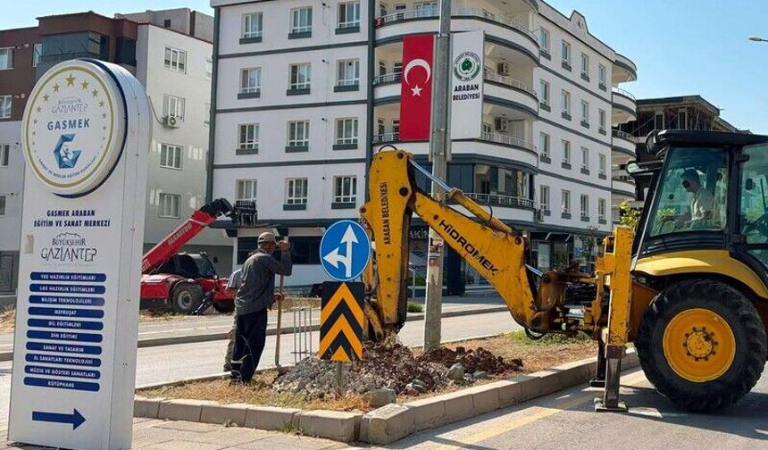 Araban’da güvenli ulaşım için düğmeye basıldı
