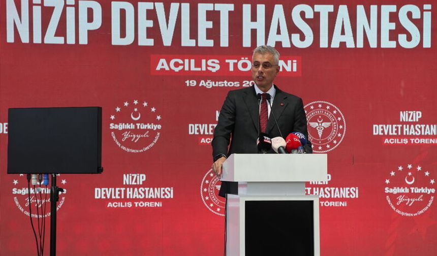 Bakan Kemal Memişoğlu Gaziantep’te sağlık yatırımlarını açıkladı