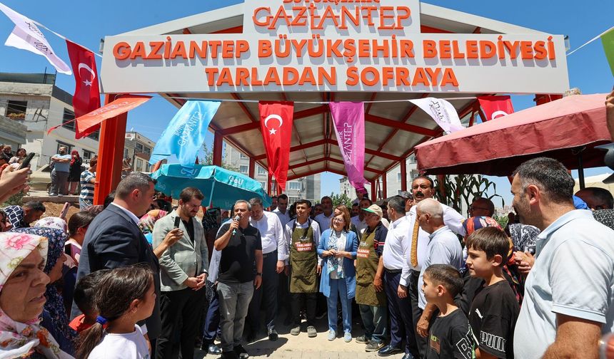 Gaziantep'te 7'nci "Haydi Tarladan Sofraya" pazarı açıldı