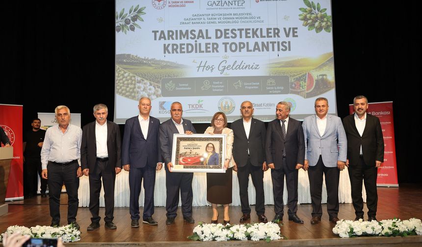 Gaziantep’te çiftçiye kredi ve destek müjdesi