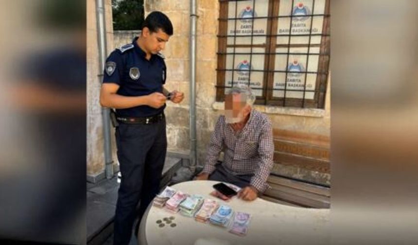 Gaziantep'te dilencinin üzerinden binlerce lira çıktı
