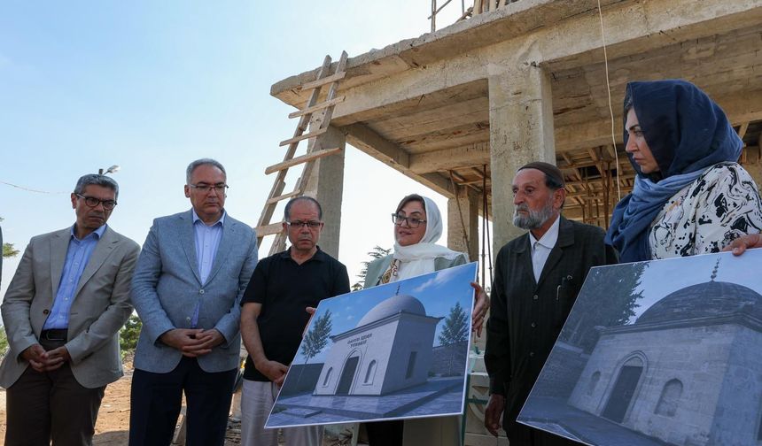 Gaziantep’te Dülük Baba’nın makamı yeniden inşa ediliyor