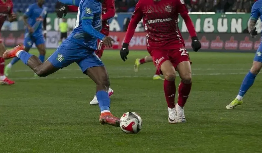 Gaziantep FK, Rizespor karşısında galibiyet arayacak