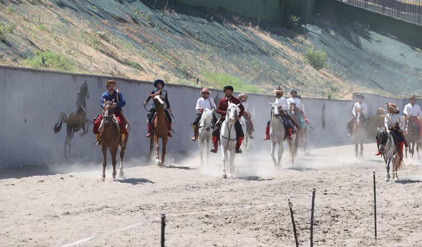 Gaziantep'te Atlı Okçuluk ’ta şampiyonluk heyecanı
