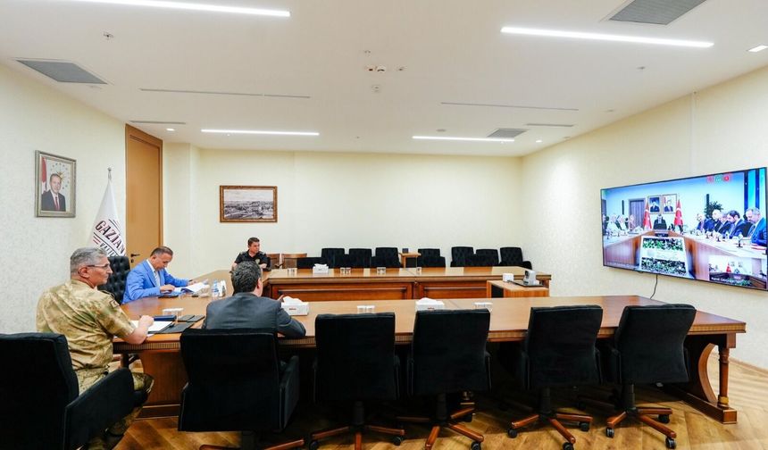 Gaziantep'te güvenlik ve asayiş masaya yatırıldı