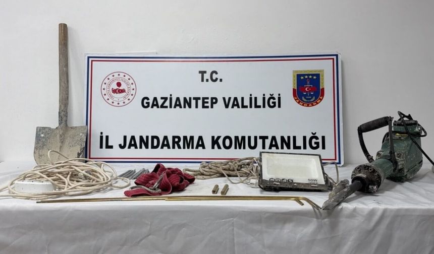 Kaçak kazı planı suçüstüyle son buldu