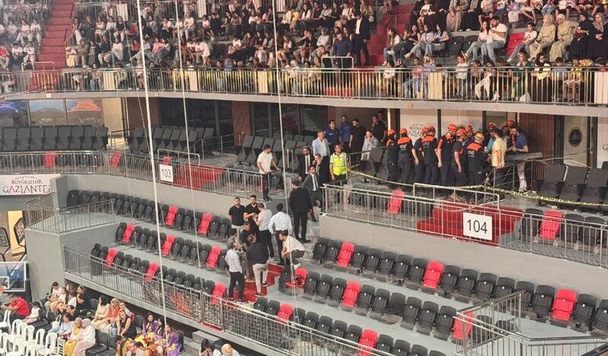 Kamil Ocak Spor Salonu’nda korkutan olay! Yaralılar var...