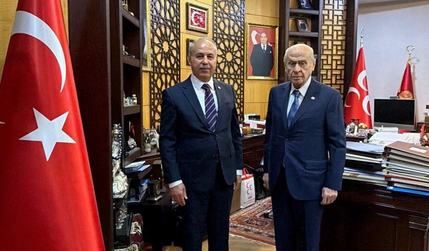 MHP Gaziantep İl Başkanı Kılıç, Bahçeli ile görüştü