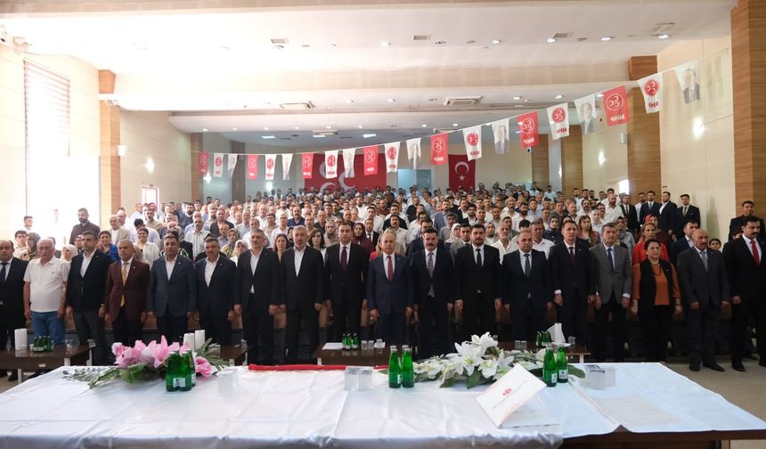 MHP Gaziantep'te kongre maratonu sona erdi
