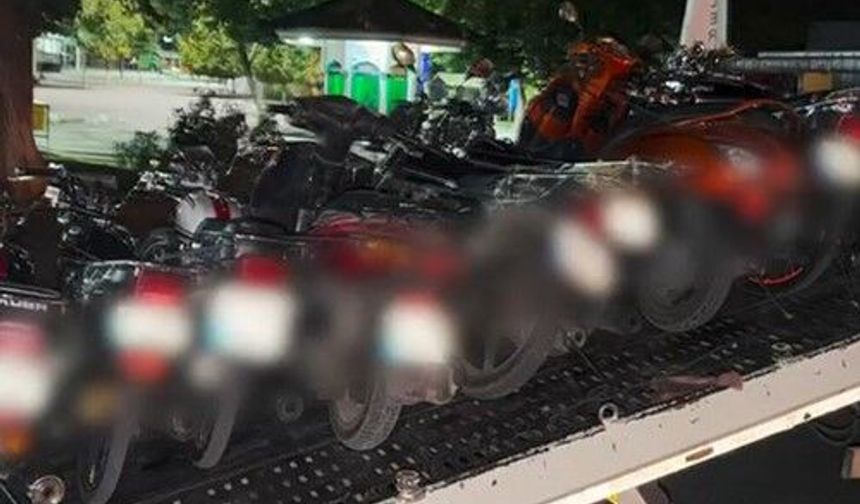 Gaziantep'te motosiklet denetiminde ceza yağdı