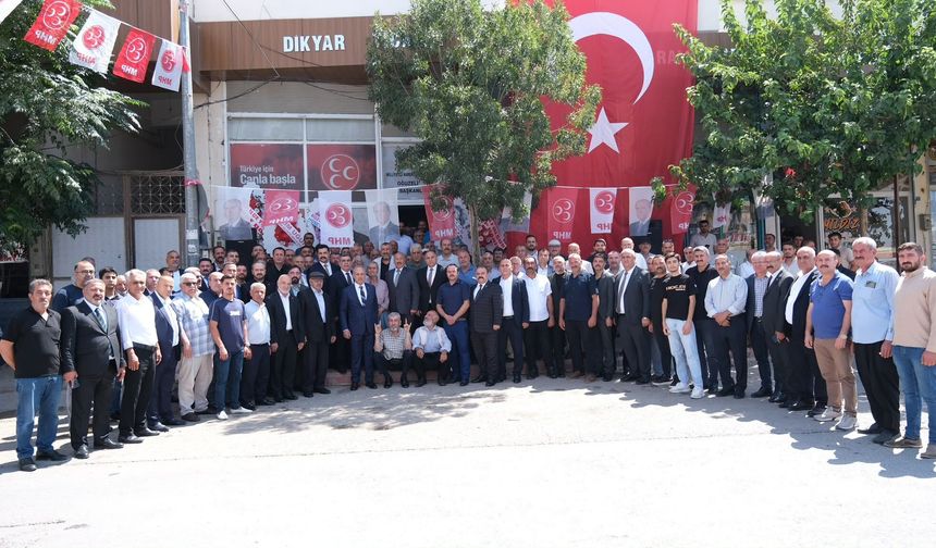 MHP Gaziantep teşkilatı Oğuzeli ve Karkamış’ta buluştu