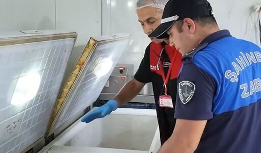Gaziantep'te gıda denetiminde bir kamyon et toplatıldı