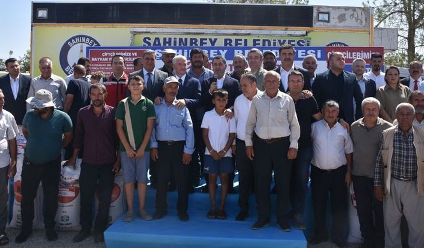 Gaziantep’te çiftçiye nefes aldıracak destek geldi