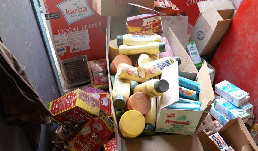 Gaziantep’te markette tarihi geçmiş ürünler çıktı