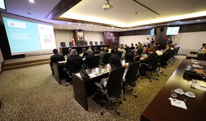 Gaziantep ile İtalya arasında ticarette yeni hamle