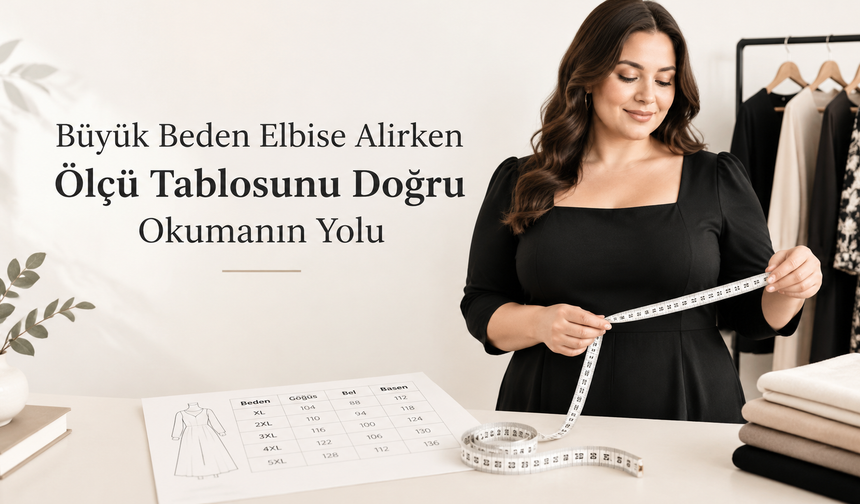 Büyük Beden Elbise Alırken Ölçü Tablosunu Doğru Okumanın Yolu