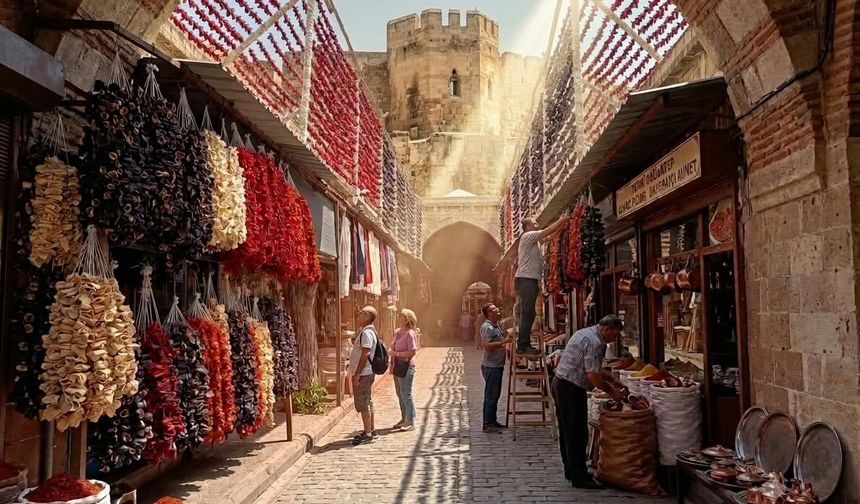 Gaziantep'te kurutmalık mesaisi