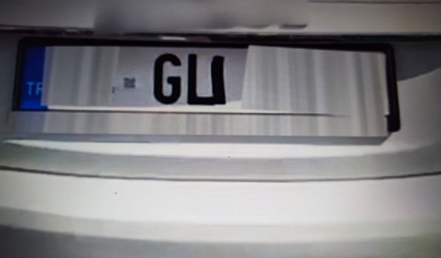 Gaziantep’te plakasını bantla gizleyen sürücüye rekor ceza