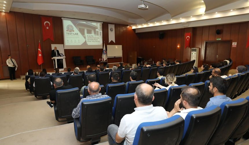 Gaziantep’te sanayiciye TEST-LAB’ın imkanları anlatıldı