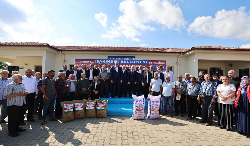 Gaziantep’te çiftçiye can suyu olacak tohum desteği
