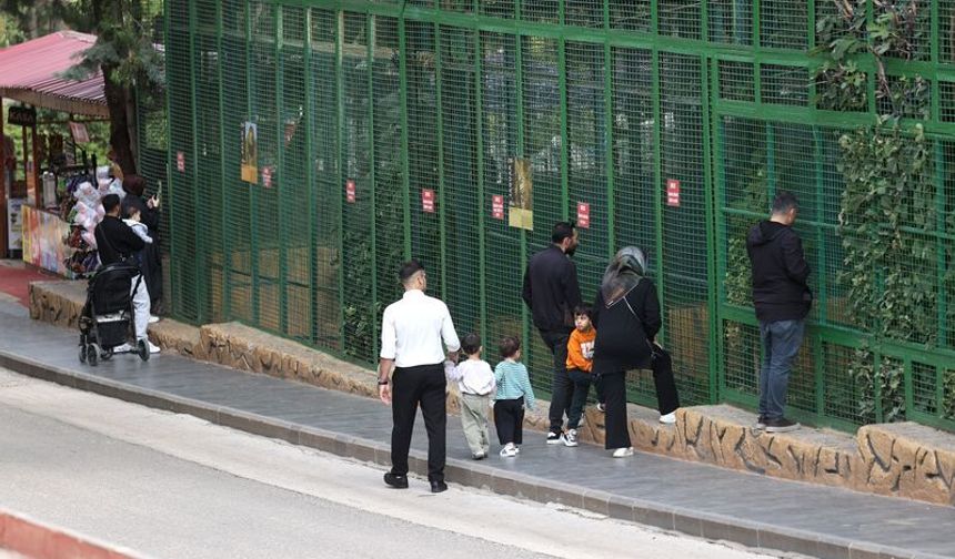 Gaziantep'te Doğal Yaşam Parkı ziyaretçi akınına uğradı