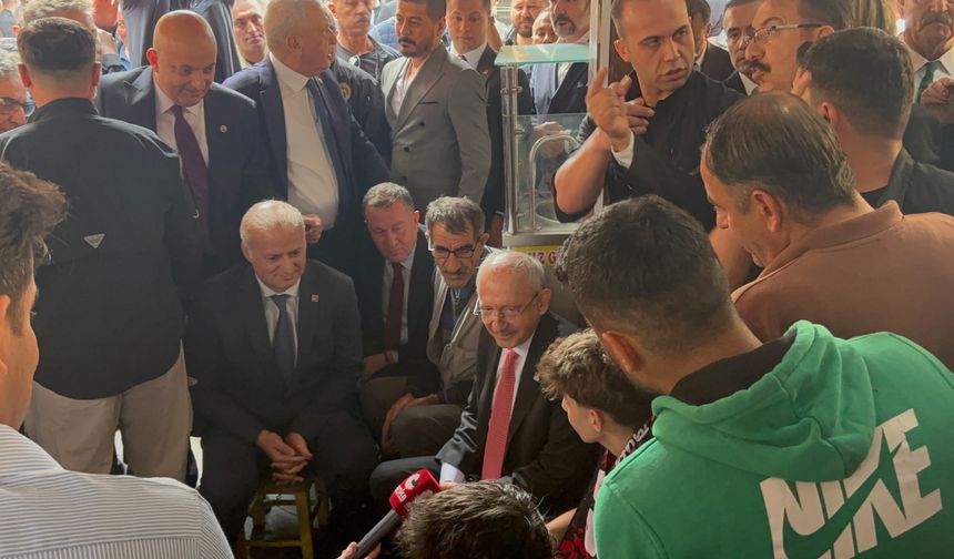 Kemal Kılıçdaroğlu, Gaziantep'te esnafı ziyaret etti