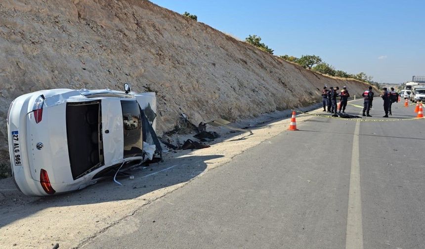 Gaziantep’te motosiklet sürücüsü kazada can verdi