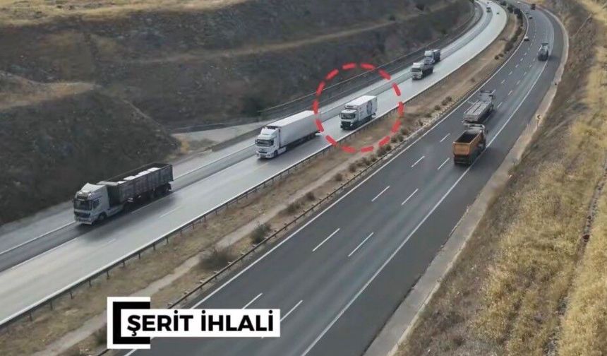 Gaziantep’te otoyollarda kurallara uymayanlara ceza yağdı