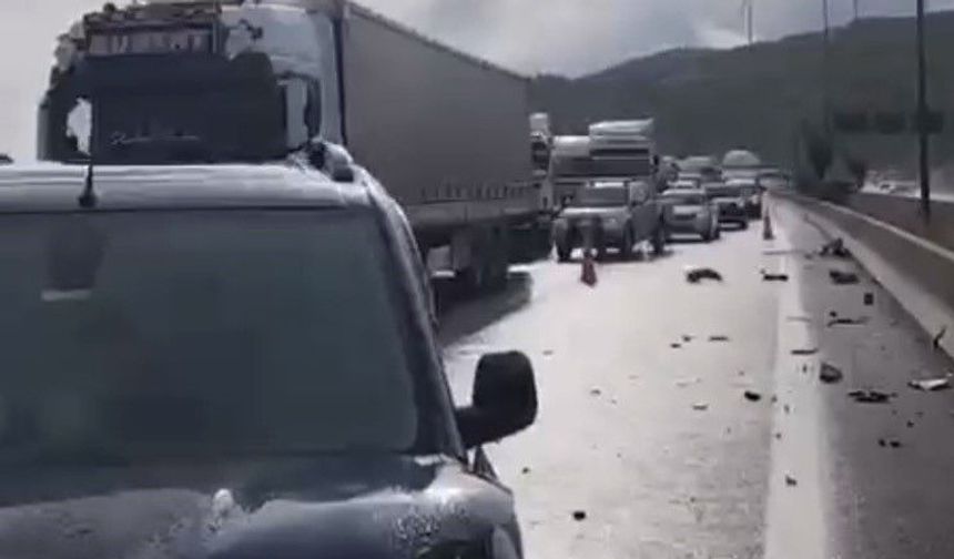 Gaziantep’te yağış zincirleme kazaya neden oldu