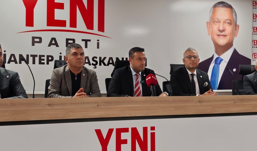 Yeni Parti’den eş zamanlı basın açıklaması