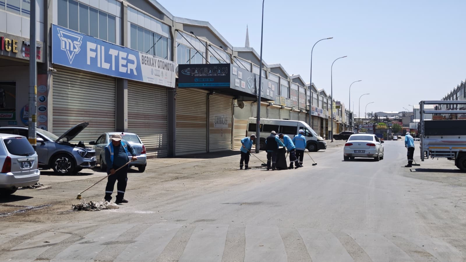 Gazi̇antep Büyükşehi̇r, Küsget Sanayi̇ Si̇tesi̇’nde Kapsamli Temi̇zli̇k Yapti (5)