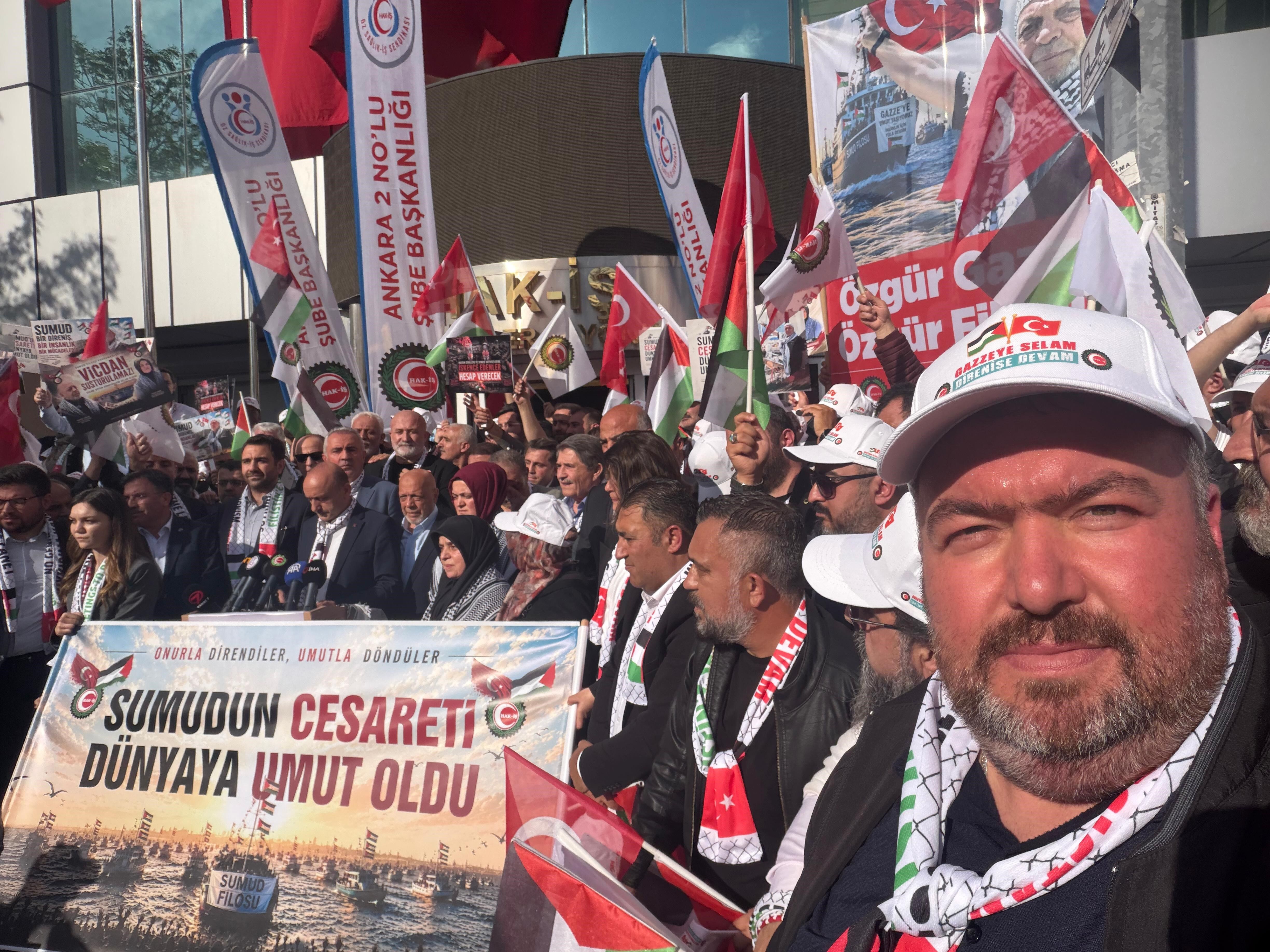 Hak İş Genel Başkanı Coşkuyla Karşılandı (3)